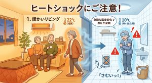 ヒートショックに備えよう！寒くなる前に見直したい、お風呂と脱衣所の温度対策