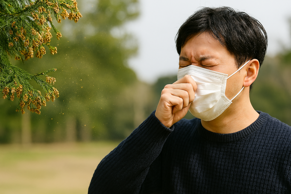 花粉、来てます！